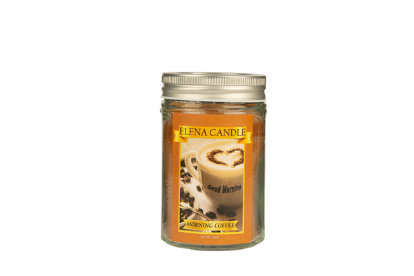 200-ghahve شمع معطر 200 گرمی رایحه قهوه صبحگاهی