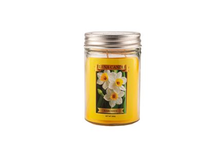 شمع معطر 200 گرمی رایحه گل نرگس