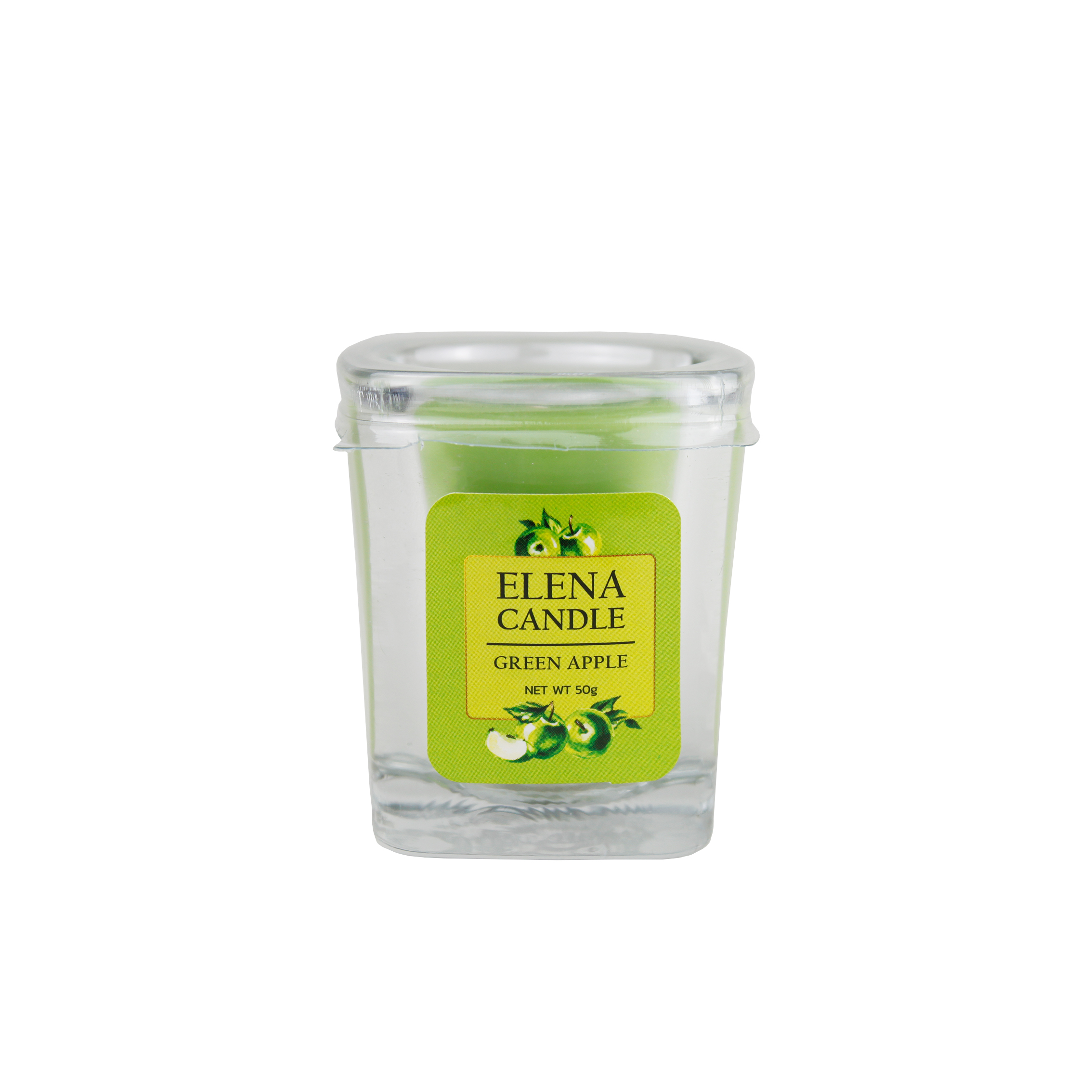 50-sib-sabz شمع معطر 50 گرمی رایحه سیب سبز سری گوهرافشان