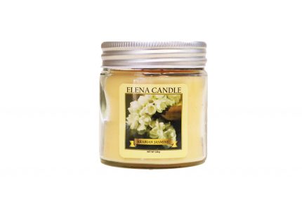 شمع معطر 120 گرمی با رایحه یاس عربی گرم و آرامش بخش