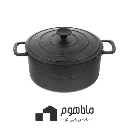قابلمه چدنی اصل نالینو مدل Feleti سایز 28 با درب چدنی (کد 0136)