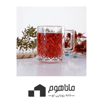 ماگ چای خوری سایز 25 پاشاباغچه مدل تایملس کد 55462 بسته 6 تایی