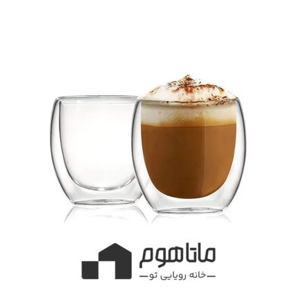 لیوان دوجداره پیرکس کد 20
