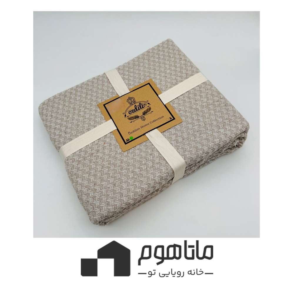 m752-2 شال روتختی طرح دار دو نفره 220*250 اوزدلیم OZ