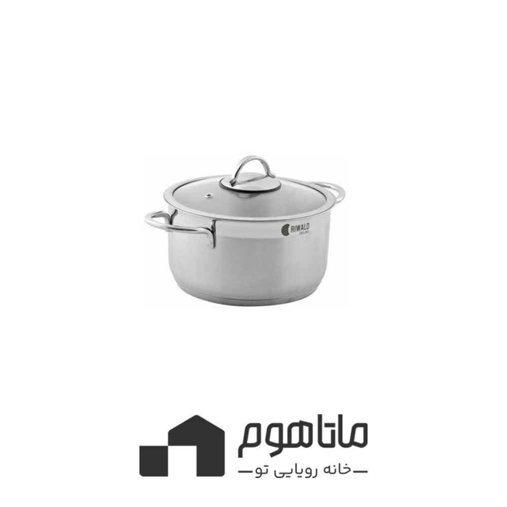 m769-1 قابلمه لیورپول سایز 20 استیل نیمه مات ریوالد