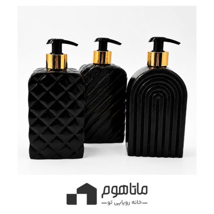 جا مایع سنگی لوکس طرحدار تکی 00325051 مشکی